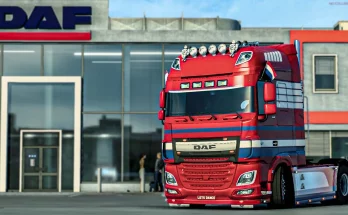 Special DAF XF with trailer 1.45