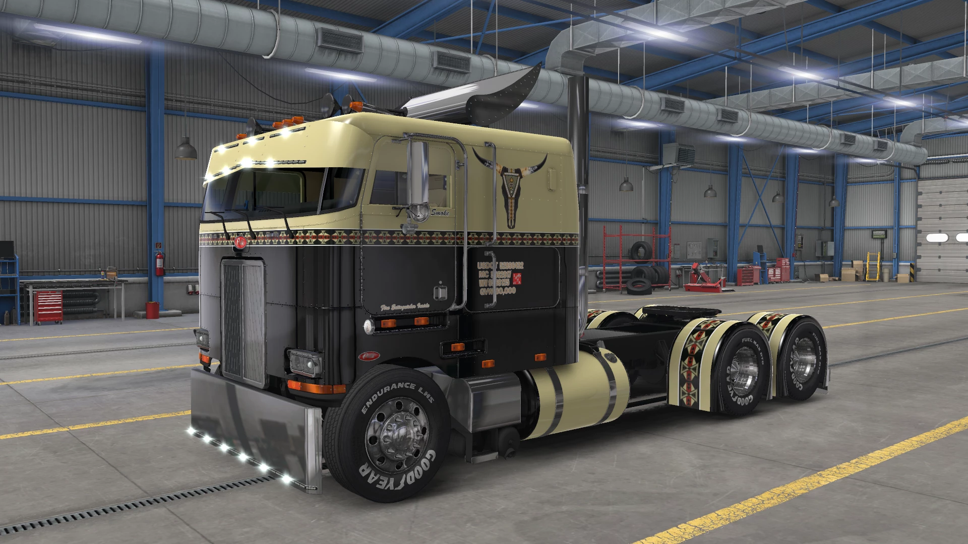 PETE 362 CABOVER JON RUDA BULL HUALER 1.46 - Allmods.net