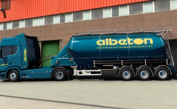 Albeton - SCS Scania NG & Silo Trailer 10m Skinpack 1.46