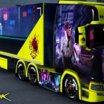 Scania Cyberpunk 2077 Skin 1.46