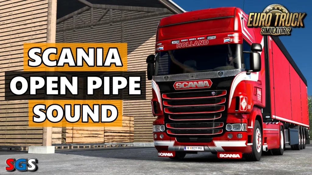 Scania L6 Openpipe engine sounds v4.0 1.46