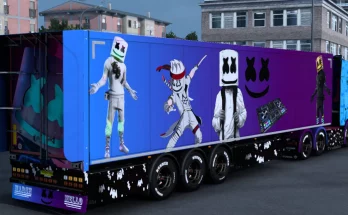 Scania Marshmello Skin 1.46