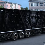 Scania Skull Black Wolf Skin 1.46