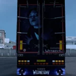 Wednesday ( Netflix Tv Series ) Scania Skin 1.46