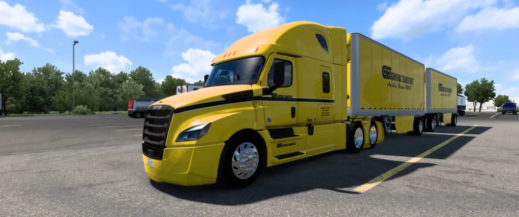 CASCADIA AND SCS TRAILERS 28' SKINS YELLOW 1.46