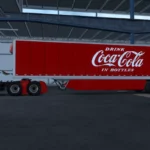 CASCADIA DAY CAB AND TRAILER SKIN PACK COCA COLA 1.46