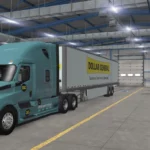 SCS TRAILER AND CASCADIA TRUCK SKIN PACK DOLLAR GENERAL 1.46