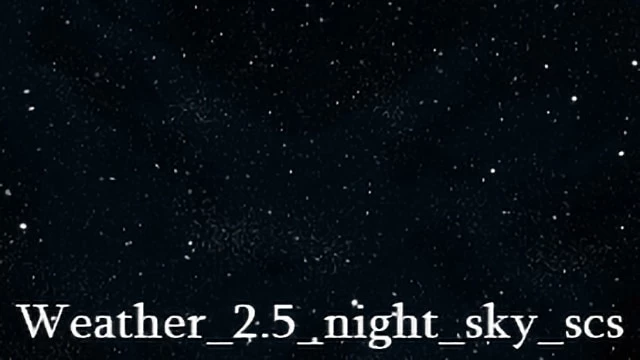 WEATHER 2.5 ADDON NIGHT SKY V2.0