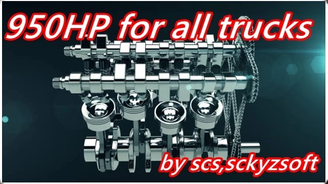950hp for all trucks v1.0