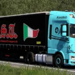 DAF XF Euro 6 Kersten Transporte (Trucker 79 TV) Skin 1.46