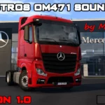 Mercedes New Actros OM471 Sound Mod v1.0 1.46
