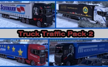 Scania 2016 / Iveco Skins of Real Companies in Traffic v1.1