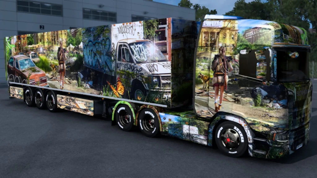 Scania Apocalyptic City Skin 1.46