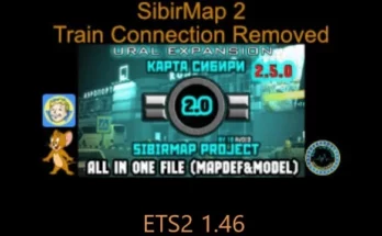 SibirMap 2 Train Connection Removed v1.0 1.46