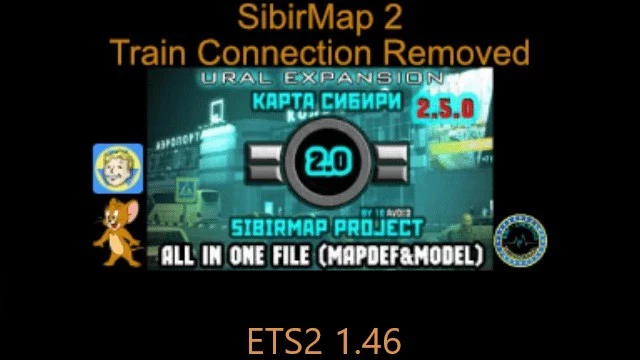 SibirMap 2 Train Connection Removed v1.0 1.46