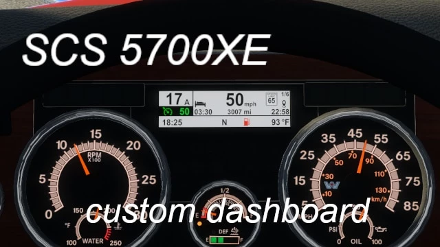 WESTERNSTAR 5700XE CUSTOM DASHBOARD V1.0