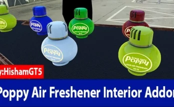 Poppy Air Freshener Interior Addon Pack v1.0