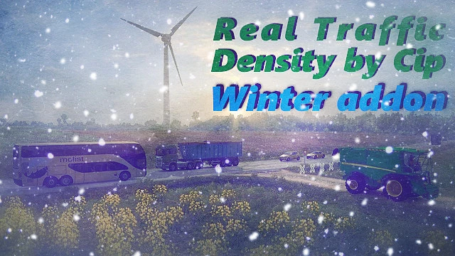 Real Traffic Density Winter addon v1.0