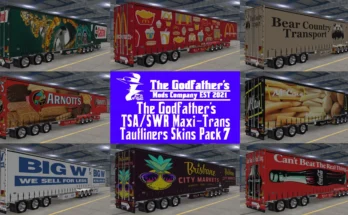 THE GODFATHER'S TSA SWR MAXI-TRANS TAUTLINERS SKINS PACK V7.0