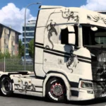 Black Dragon Scania Skin 1.46