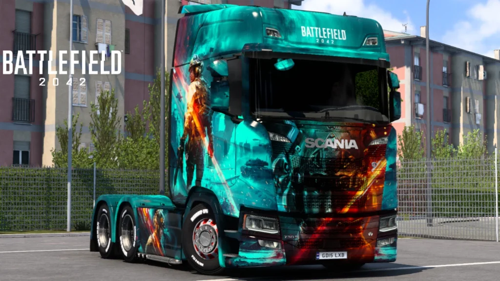 Scania Battlefield 2042 Skin 1.47