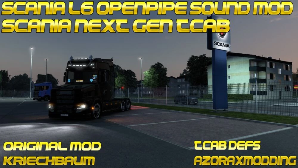 Scania NG Tcab SCS Base L6 Openpipe Kriechbaum Adaptation 1.46