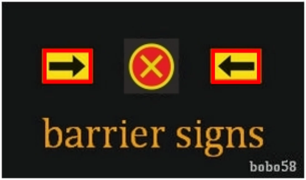 ETS2 Sign barrier 1.46