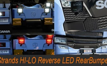 Strands HI-LO Reverse Brake LEDs Scania NG RearBumper 1.46