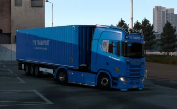 TFS TRANSPORT SKIN SCANIA S AND TRAILER KRONE 1.46