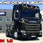 SCANIA NEXTGEN DC16 V8 SOUND MOD V1.0 1.46 - 1.47