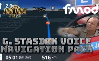 ETS2 G.Stasiak Voice Navigation Pack v2.0