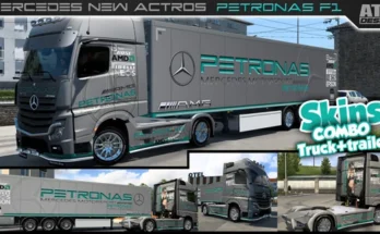 Mercedes Petronas skin combo v1.0