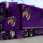 Scania Bright Purple Eagle Skin 1.47
