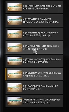 JBX Graphics 3 load order