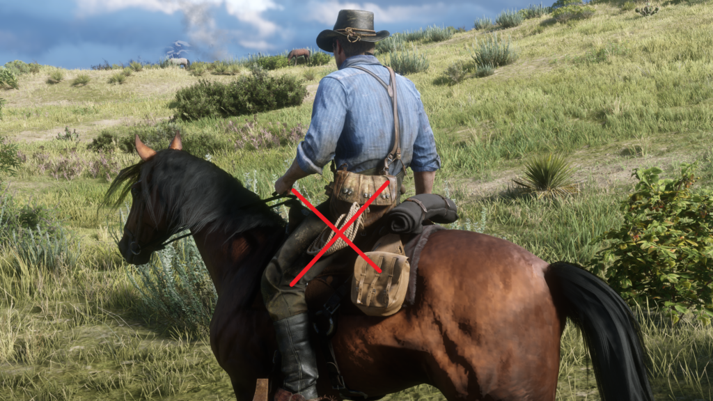 Hide Lasso On Horseback