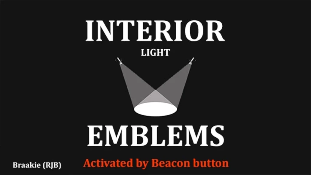 Addon for Emblems and Cabin Lighting for Trucks v9.7