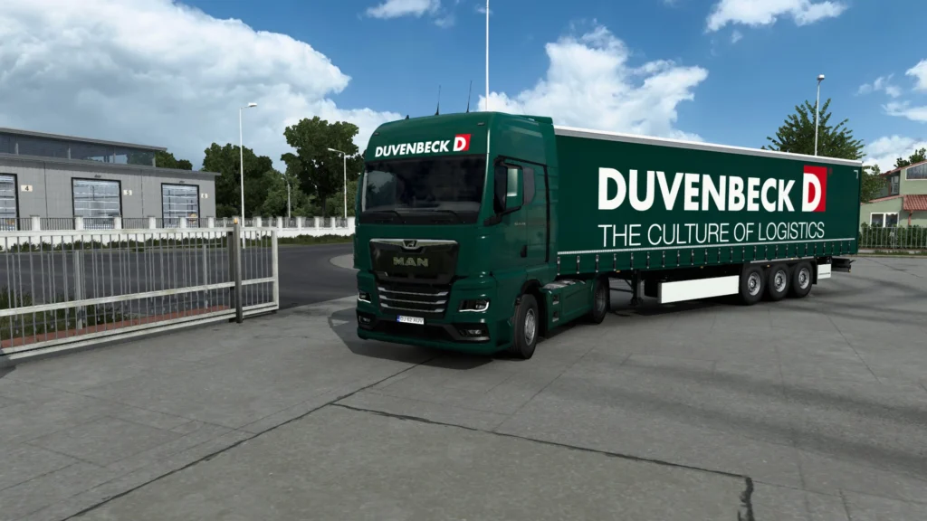 MAN TGX 2020 Duvenbeck Transport Combo Skin Pack v1.0