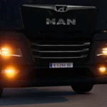 Man TGX 2020 Xenon Headlights v1.0