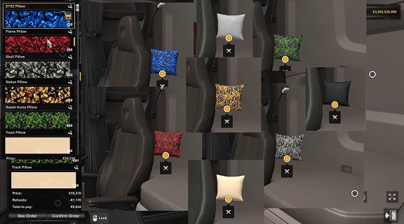 New Pillows for all trucks 1.47