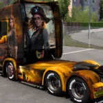 Scania Pirate Woman Skin 1.47
