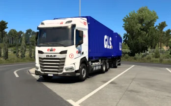 Skin DAF XF Express Line 1.47