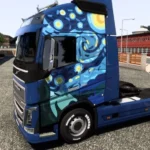 Volvo FH Van Gogh Truck Skin v1.0