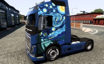 Volvo FH Van Gogh Truck Skin v1.0