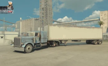 PETERBILT 359 + RUSTED PAINT FOR SCS TRAILER 1.47