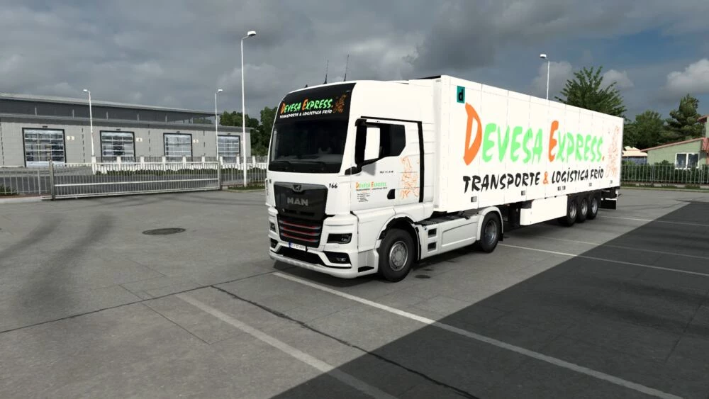 MAN TGX 2020 DEVESA EXPRESS Combo Skin v1.0