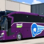 Mercedes Travego 16 SHD KamilKoç FlixBus Kaplaması Skin v1.0