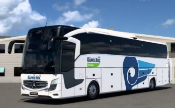 Mercedes Travego 16 SHD KamilKoç FlixBus Kaplaması Skin v1.0