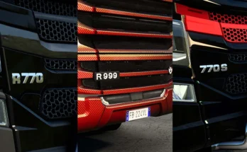 Scania R&S770 R999+ Engines with badges v1.0