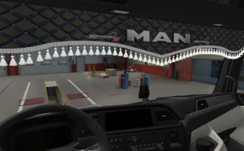 Animated Curtains Man TGX 2020 v1.0