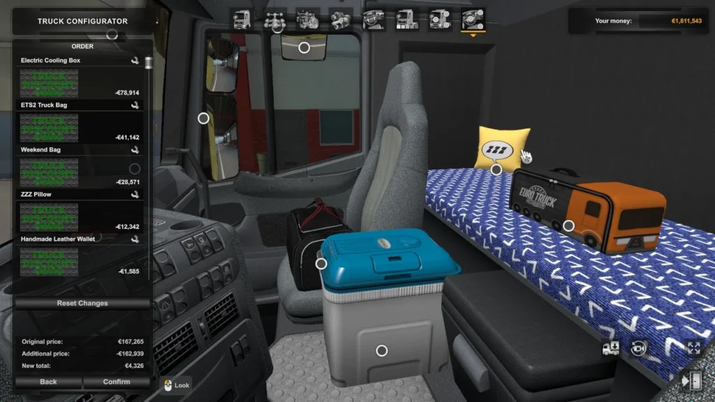 Big Discounts on Trucks by Choosing Interior Decorations v1.0